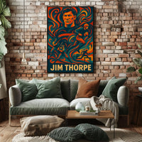 Jim Thorpe Legendary Athlete Poster