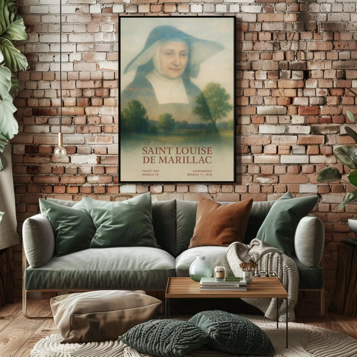 Saint Louise De Marillac Poster