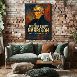 William Henry Harrison Portrait Historical or Presidential Poster