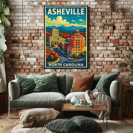 Asheville, North Carolina Poster