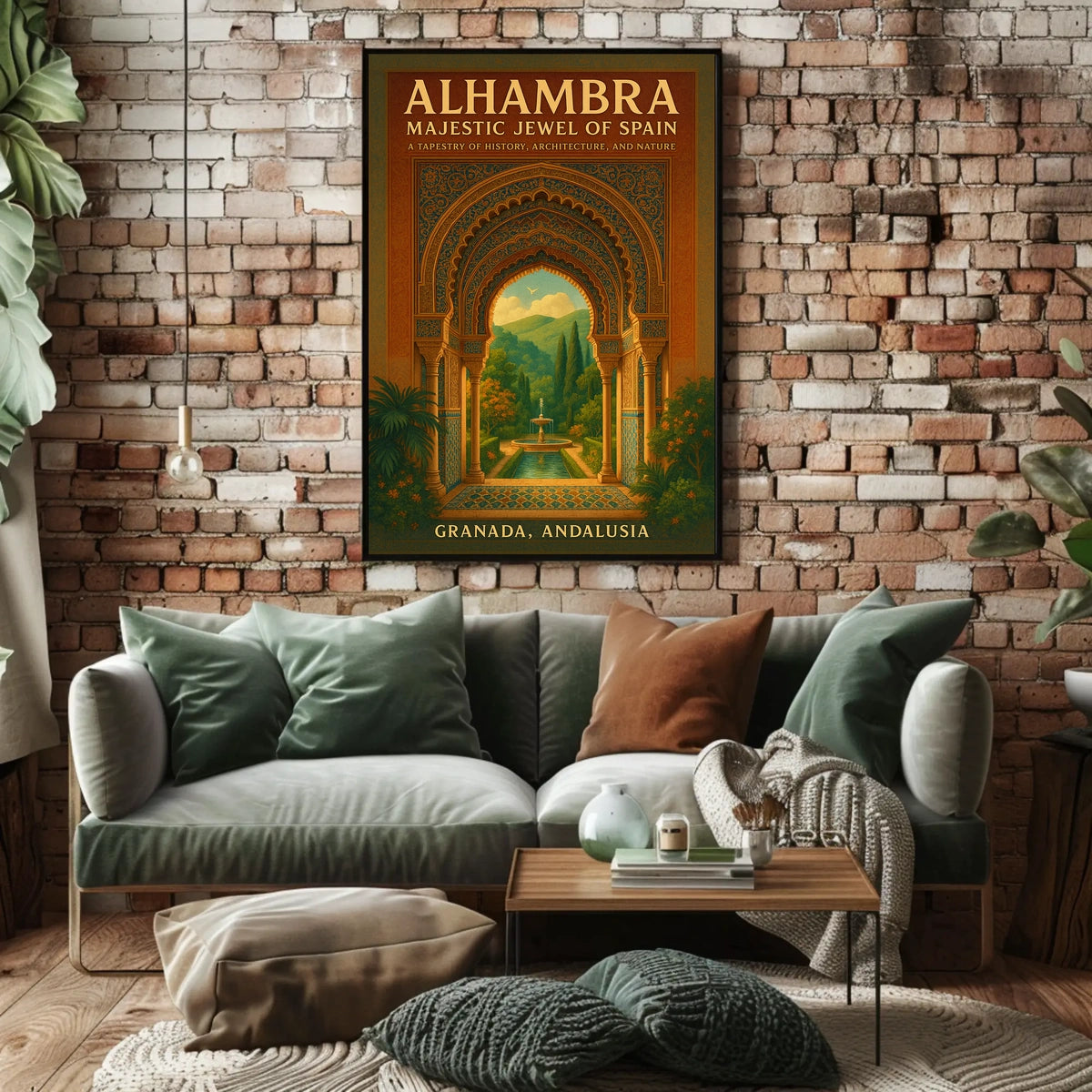Alhambra Majestic Jewel of Spain Poster