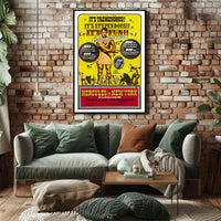 Hercules In New York Mythology Poster Retro Wall Art