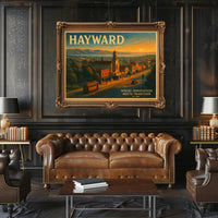 Hayward Travel Poster: Innovation Meets Tradition