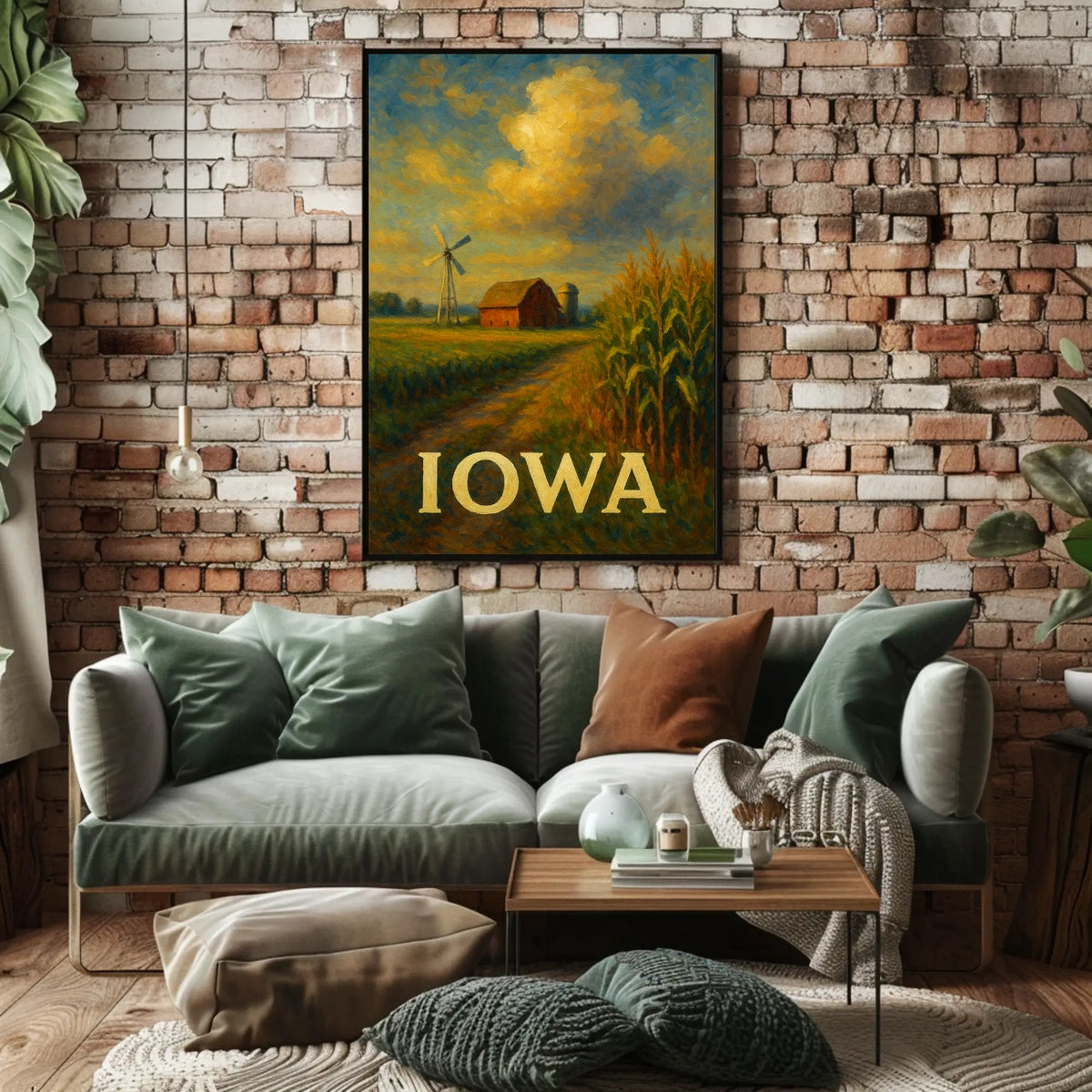 Iowa Landscape Poster