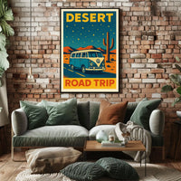 Desert Road Trip Poster