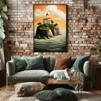 Tranquil Island Sanctuary Poster PosterGoat