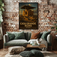Casa Grande Ruins Arizona Poster