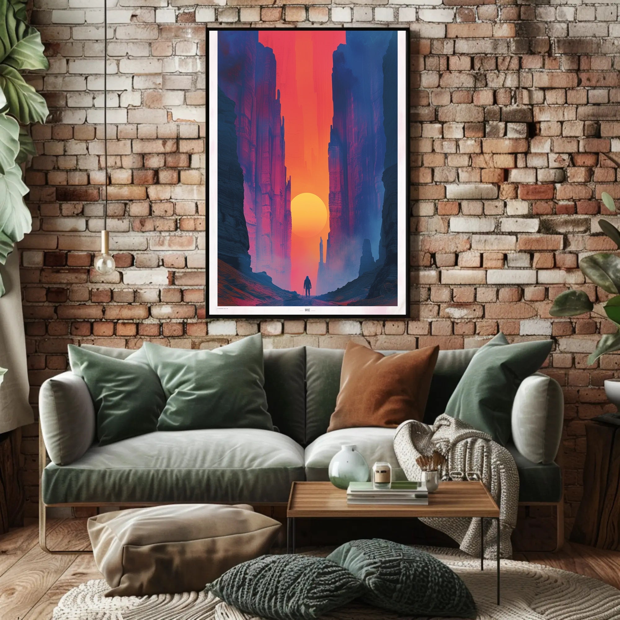 Journey Through the Canyon Poster PosterGoat