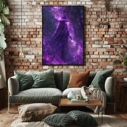 Enchanted Sorcerer in the Woods Art Print Poster PosterGoat