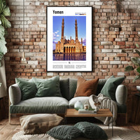Yemen's Architectural Heritage: A Cultural or Heritage Poster PosterGoat