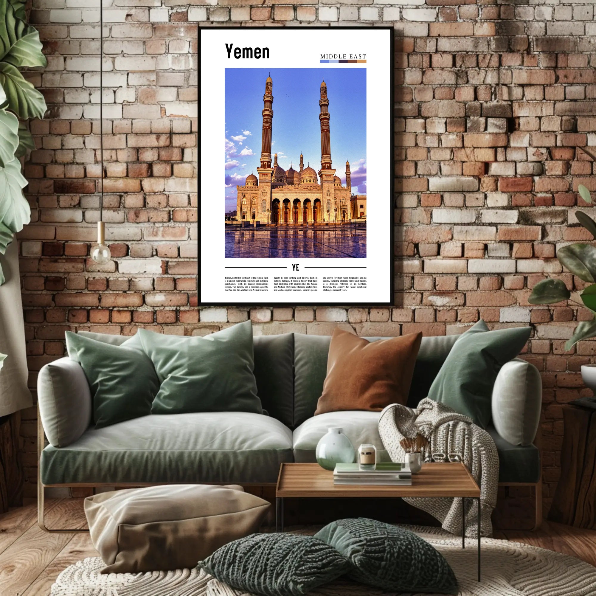 Yemen's Architectural Heritage: A Cultural or Heritage Poster PosterGoat
