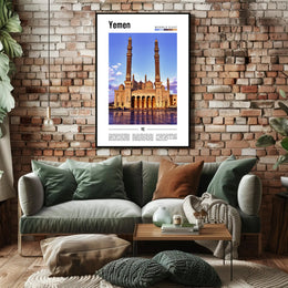 Yemen's Architectural Heritage: A Cultural or Heritage Poster PosterGoat