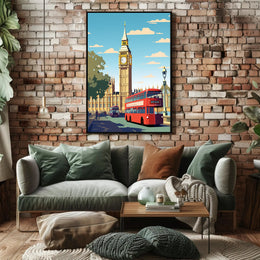 London Landmarks Big Ben And Poster