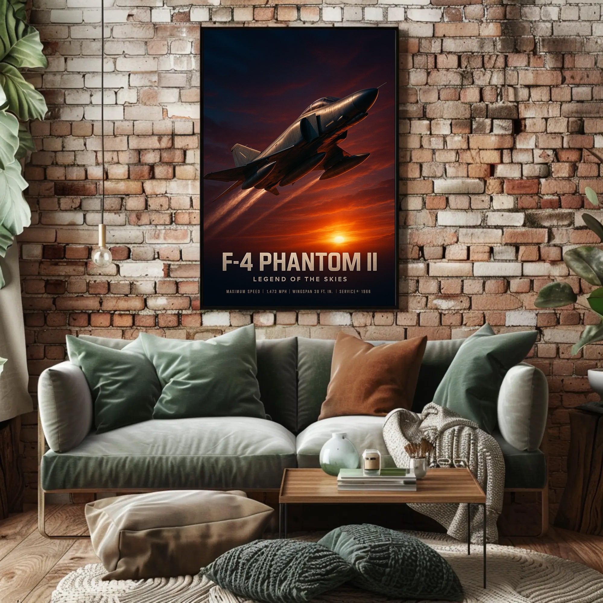 F-4 Phantom II Legend of the Skies Poster