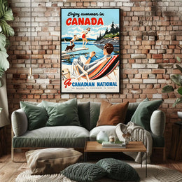 Enjoy Summer In Canada Poster
