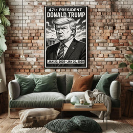 Donald Trump 47th President Poster