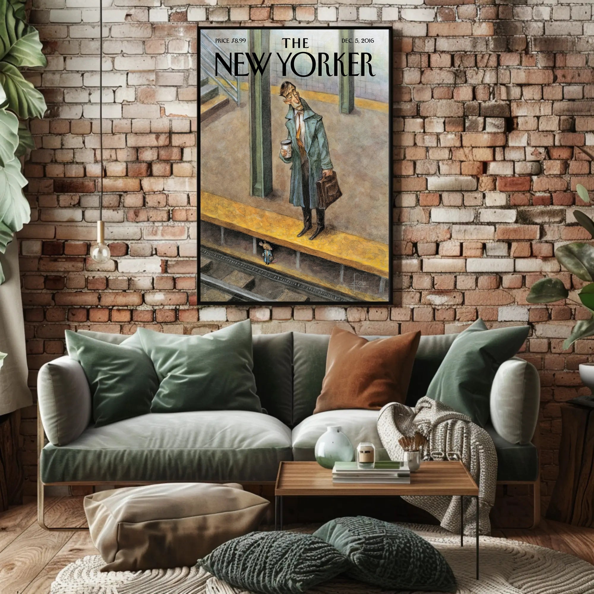 New York City Subway Scene - Cultural or Heritage Poster