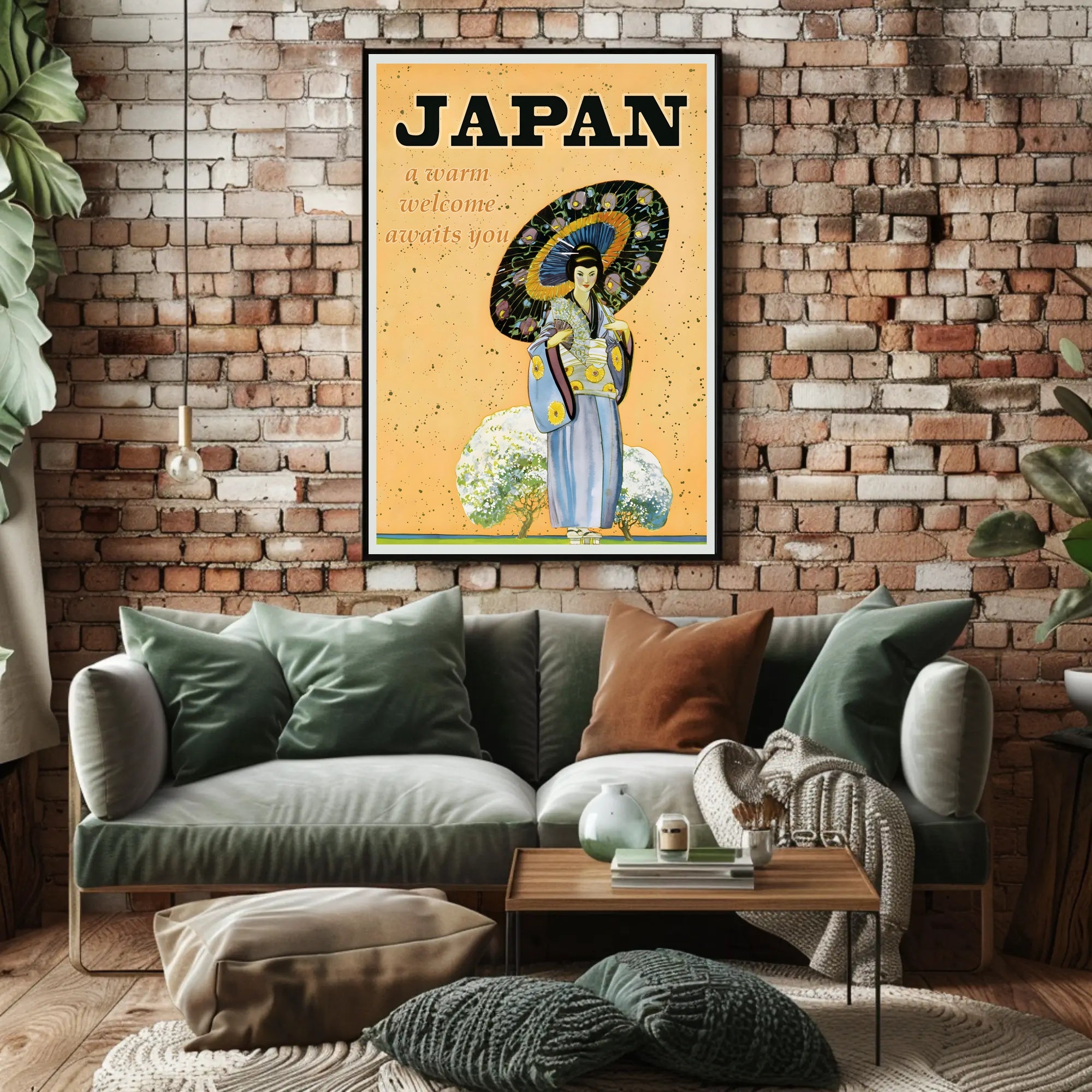 Japan Travel Inspo: Traditional Geisha Vibe Travel Poster