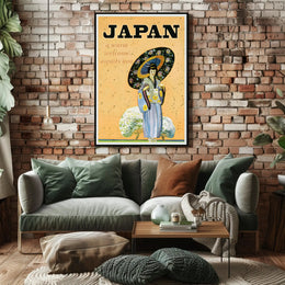 Japan Travel Inspo: Traditional Geisha Vibe Travel Poster