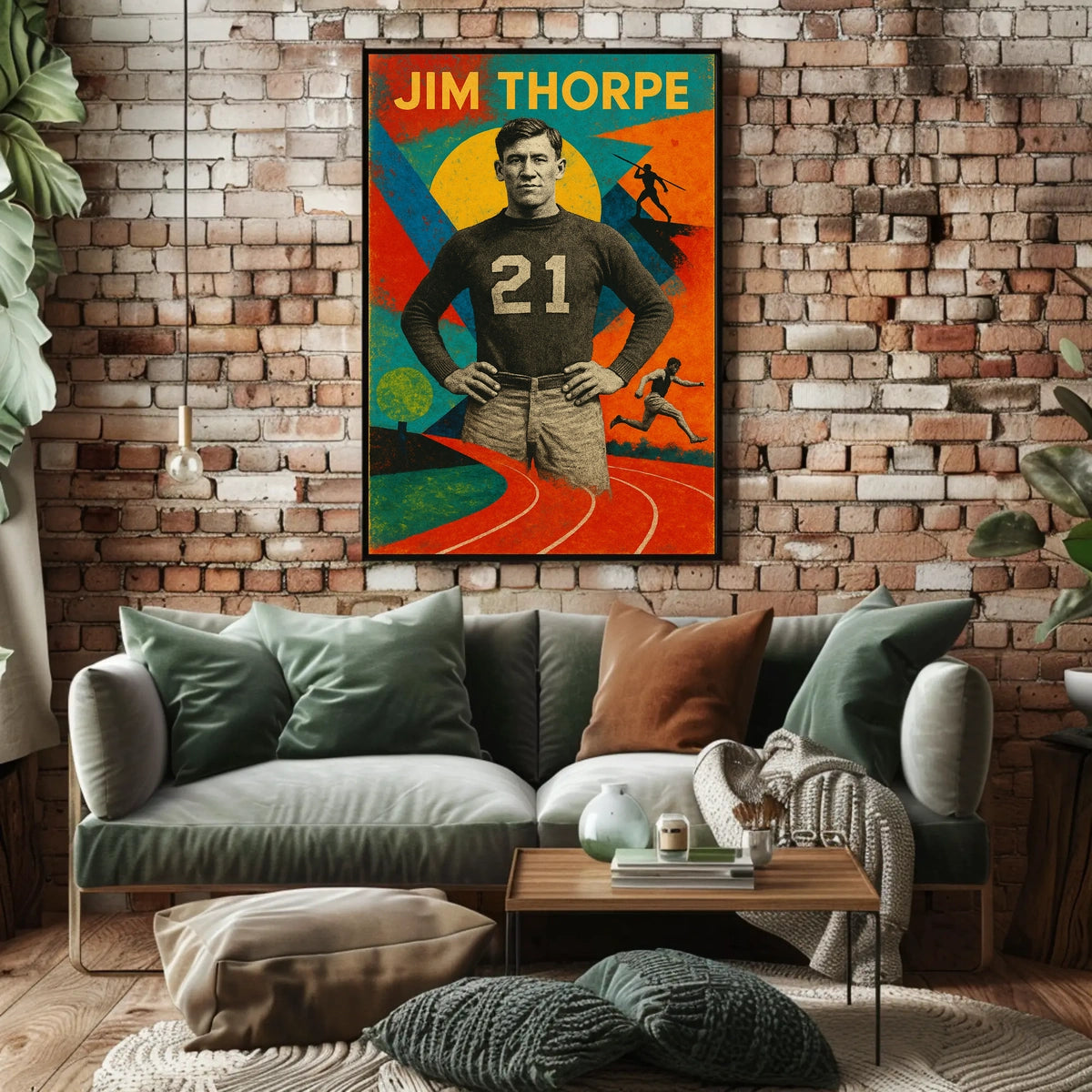 Jim Thorpe Athletic Legend Poster