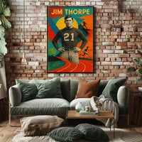 Jim Thorpe Athletic Legend Poster