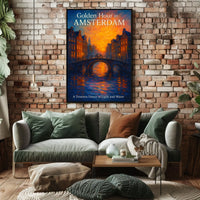 Golden Hour in Amsterdam Poster