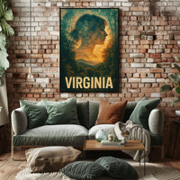 Virginia A Scenic Tribute Poster