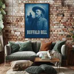 Buffalo Bill Western Cowboy Cultural or Heritage Poster