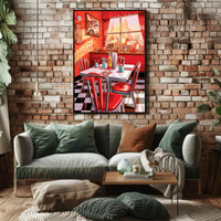Retro Diner Vibes Poster