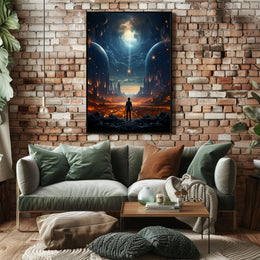 Journey To The Cosmic Abyss Poster