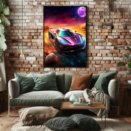 Futuristic Drive Poster PosterGoat