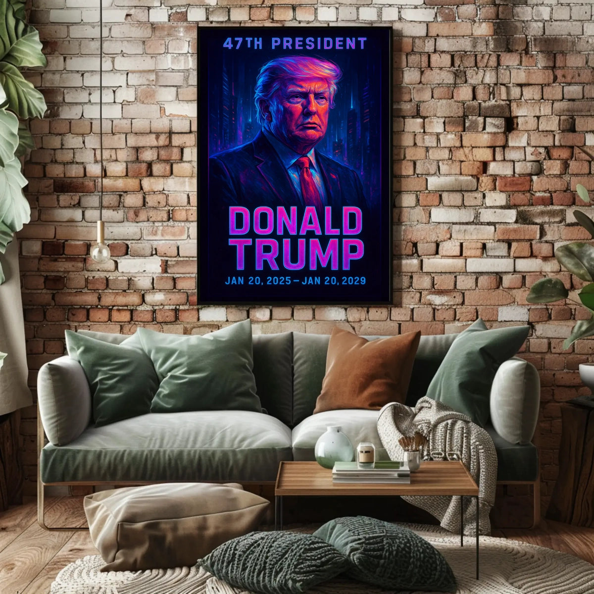 Donald Trump 47th President Poster