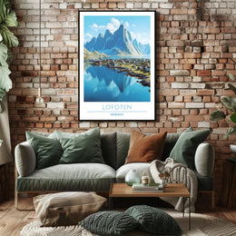 Lofoten Scenic View Poster