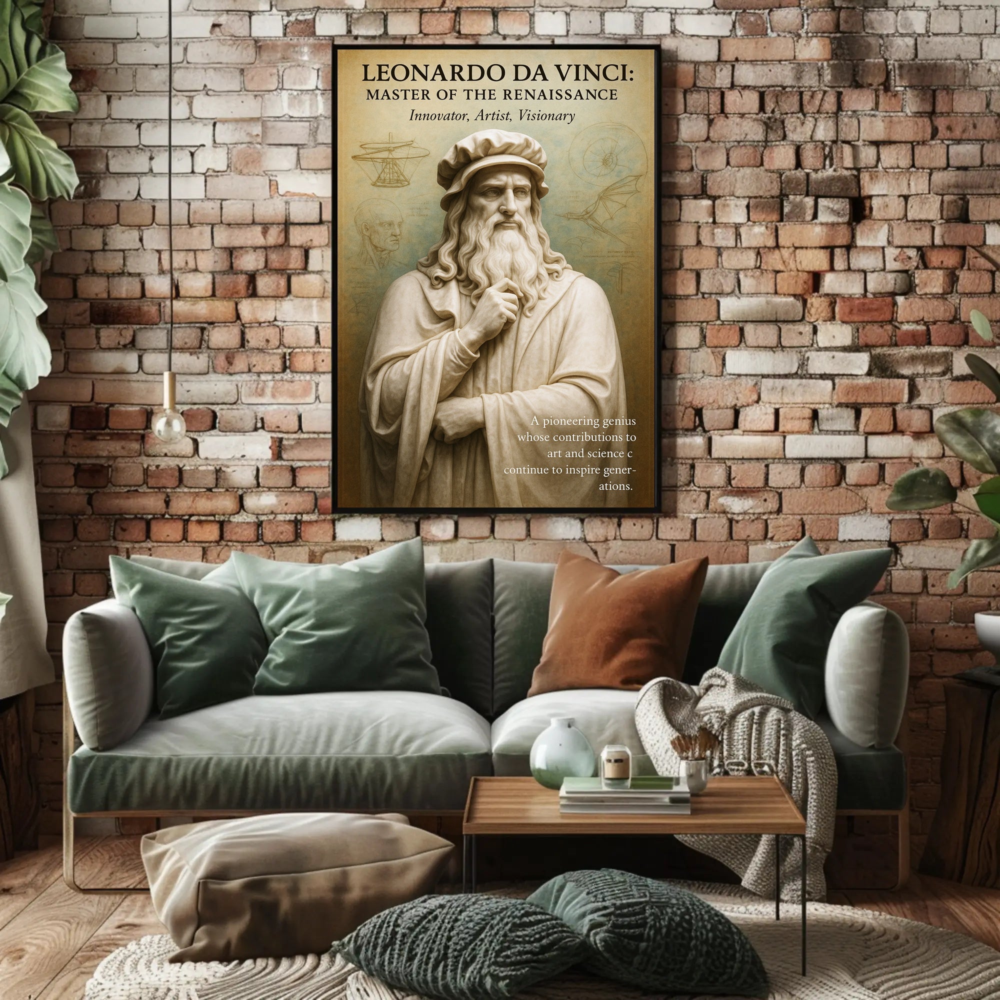 Leonardo da Vinci: Master of the Renaissance Poster PosterGoat