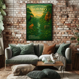 Breathtaking Borneo Poster