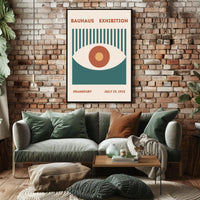 Bauhaus Exhibition Frankfurt July 19 1923 Poster