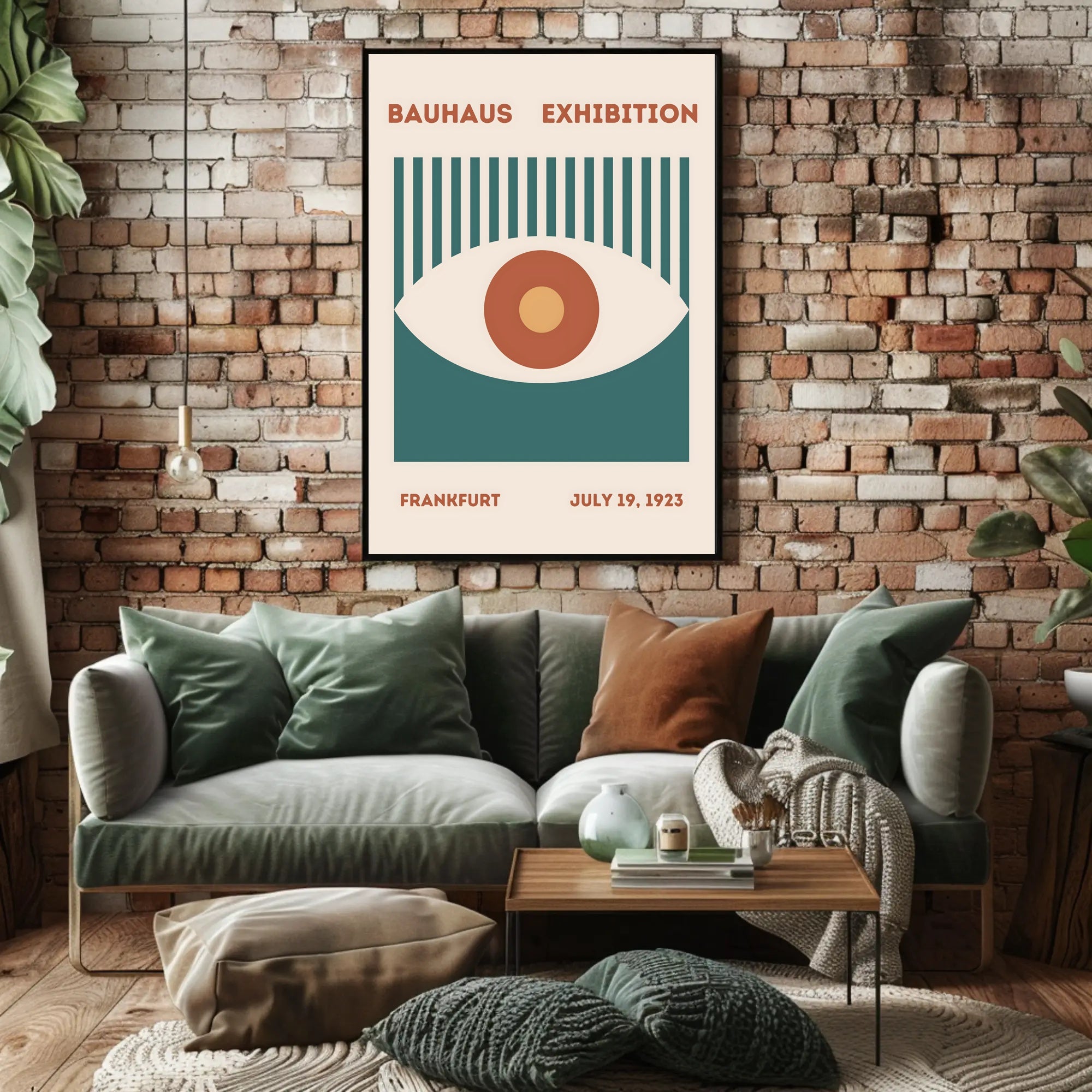 Bauhaus Exhibition Frankfurt July 19 1923 Poster