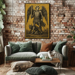 Archangel Michael Guardian Of Light Poster