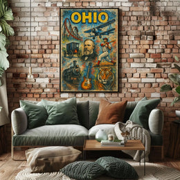 Ohio Heritage Collage Poster