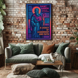 Saint Aaron Guardian Of The Mosaic Poster