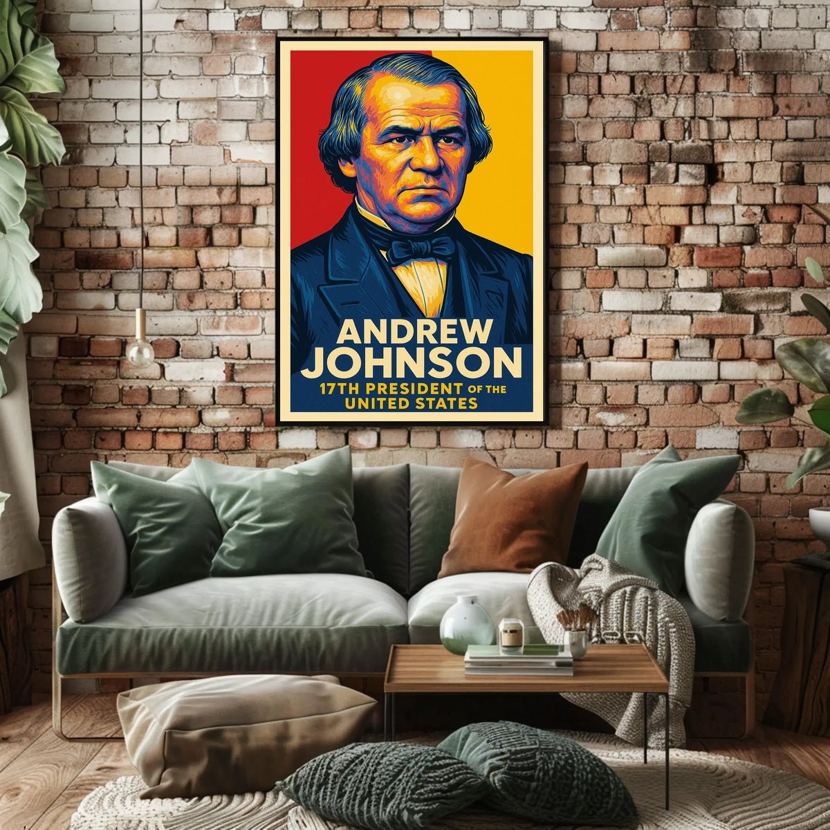 Andrew Johnson 17Th President Poster