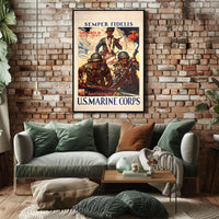 168th Anniversary US Marine Corps Historical Poster