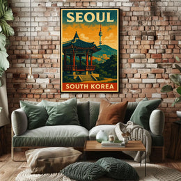 Seoul, South Korea Poster