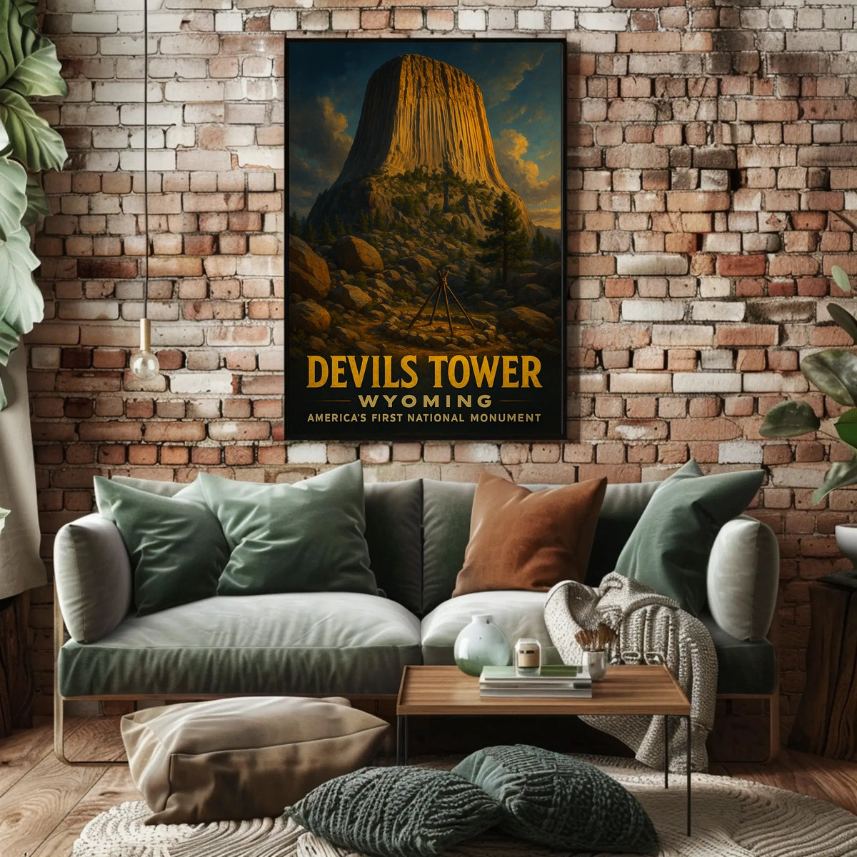 Devils Tower AmericaS First National Poster