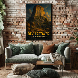 Devils Tower AmericaS First National Poster