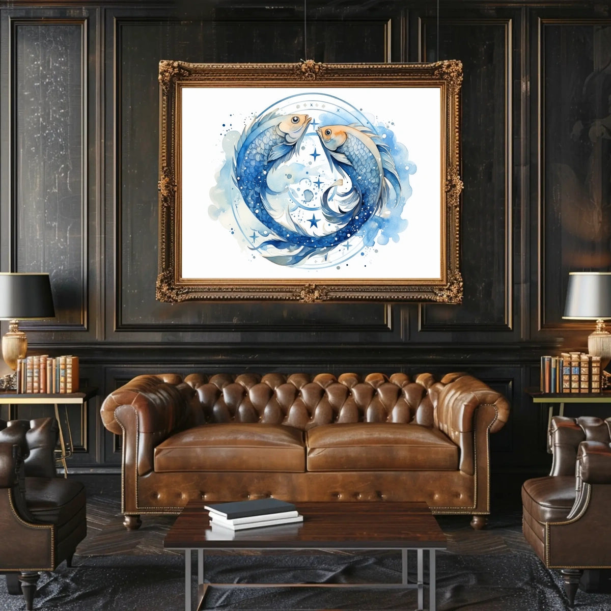 Celestial Pisces Poster