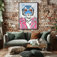 The Stylish Tiger Poster