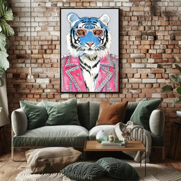 The Stylish Tiger Poster