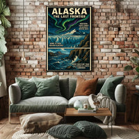 Alaska Adventure Poster Museum Quality Nature Lovers