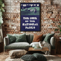 National Parks Travel Poster Vintage Scenic Wall Art